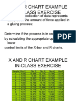 X and R Chart Example: Determine Process Control Limits