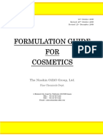 Cosmetic Formulation 1