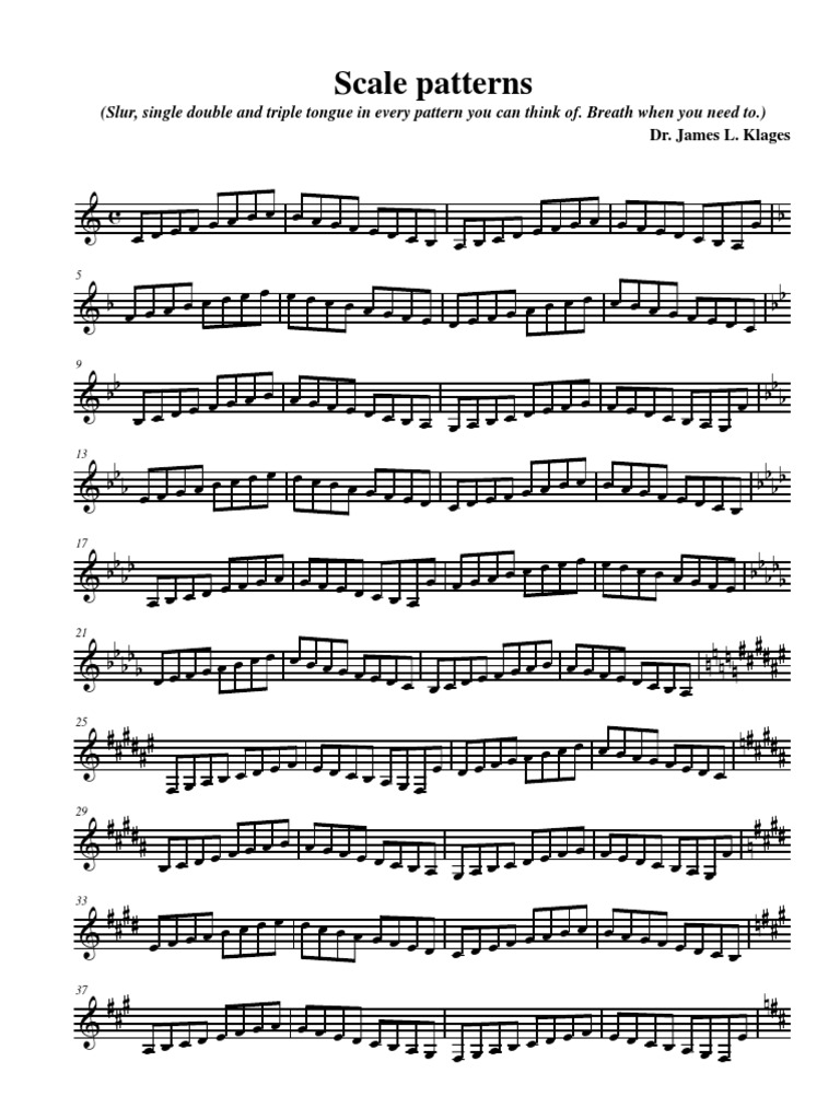 Scale Patterns PDF | PDF