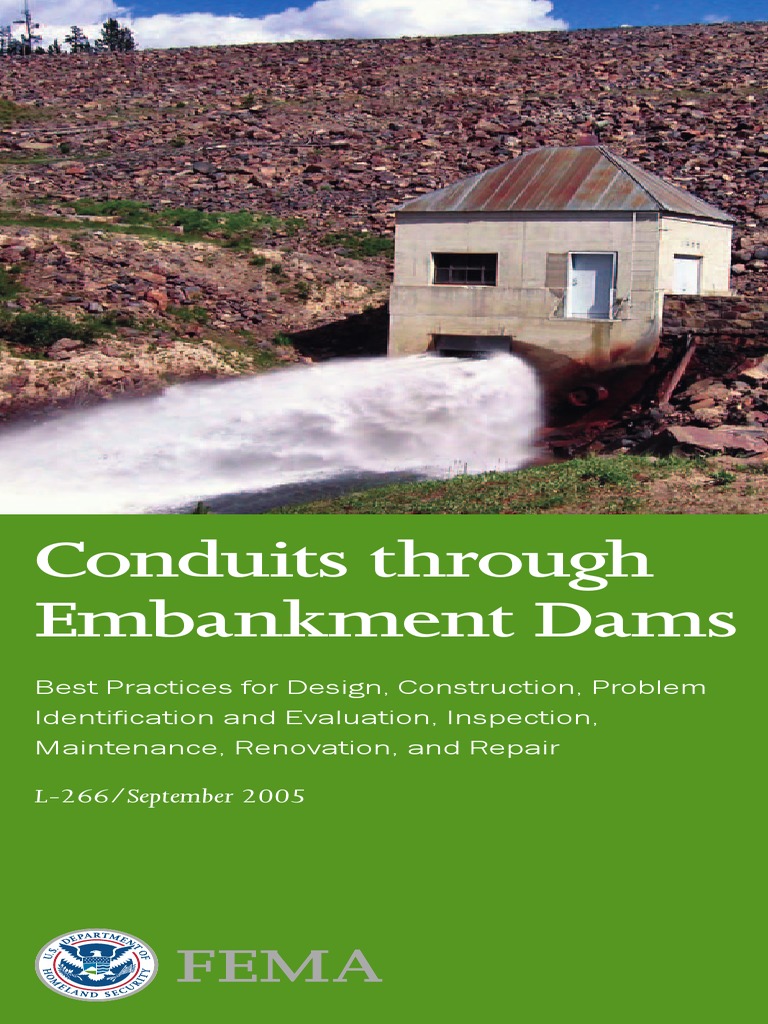 Conduits Through Embankment Dams PDF Dam Levee