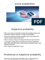 Activity 5 Subjetive Probability