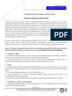 Programa e Regras Participação IV Bienal Mulheres Dartesdoctrab 1set16 Notas PDF