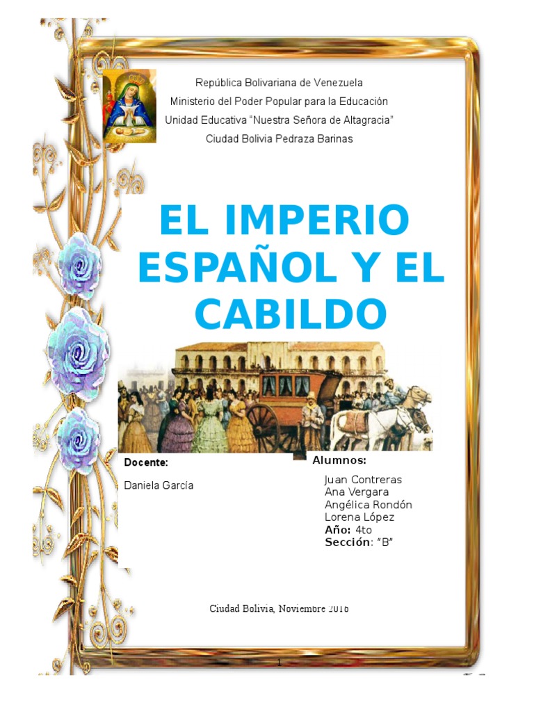 Historia del Imperio Español y el Cabildo | PDF | Imperio español | España