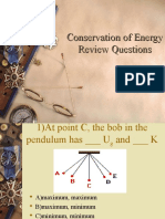 conservation of energy review questions 2014