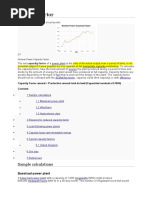 Capacity and Demand Factor