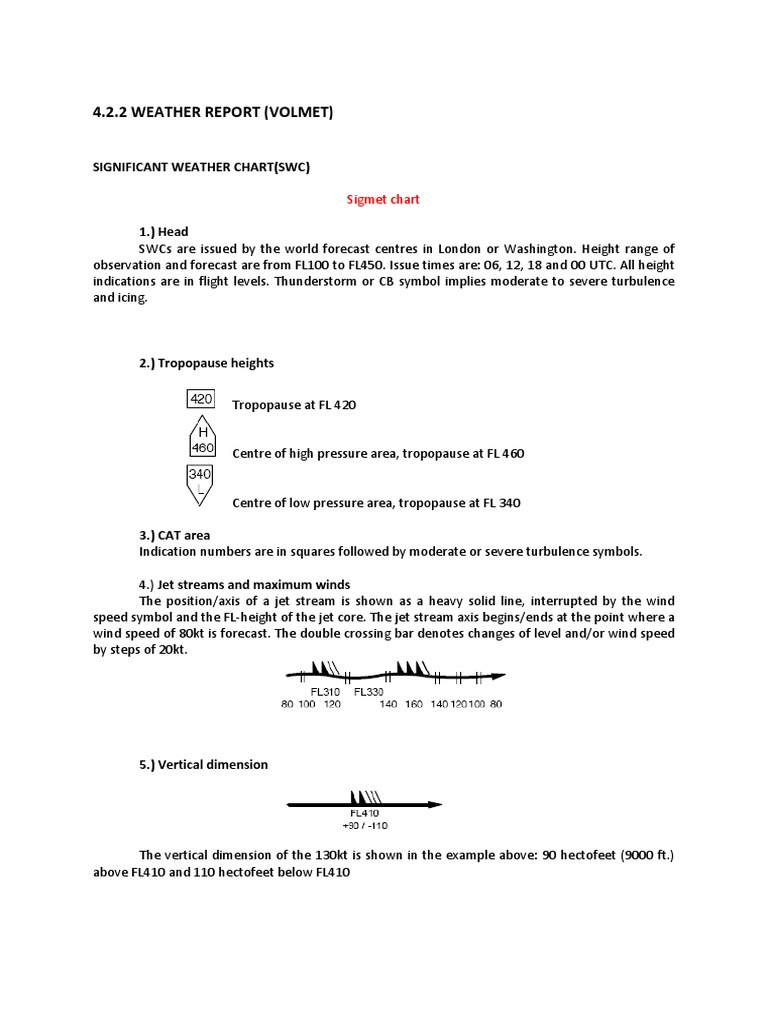 Weather Report Volmet | PDF | Weather Forecasting | Cloud