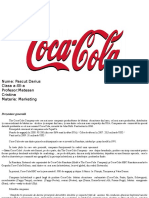 Prezentare PPT Coca Cola