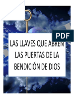 Las Llaves Que Abren Las Puertas de Bendicion