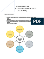 Nota Sejarah Bab 1 Tingkatan 4