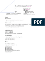 UT Dallas Syllabus For Cs6364.5u1.10u Taught by Haim Schweitzer (Haim)