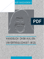 (Medi) Maschewsky, Handbuch Chemikalienunverträglichkeit (MCS) (1996)