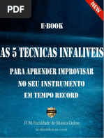 E-book as 5 Tecnicas Infaliveis Para Improvisar No Seu Instrumento