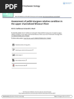 Assessment of Pallid Sturgeon Relative Condition in the Upper Channelized Missouri River