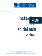 Instructivo de Uso Del Aula Virtual