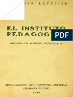El Instituto Pedagógico PDF