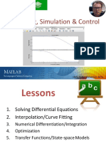 Part 2 Modelling and Simulation in MATLAB - Overview