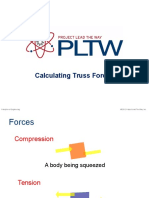 Calculating Truss Forces: © 2012 Project Lead The Way, Inc. Principles of Engineering