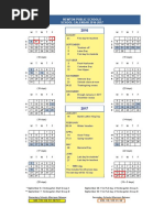 09 10 Calendar | PDF | Holidays | Schools