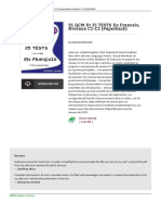 35 QCM Et 25 Tests en Francais Niveaux c1 c2 Pap