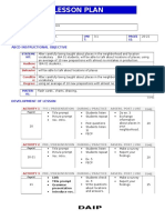 Lesson Plan: Abcd Instructional Objective