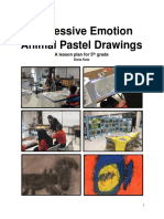 Expressive Emotion Animal Pastel Drawings: A Lesson Plan For 5 Grade