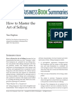 How To Master The Art of Selling: Tom Hopkins