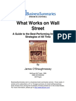 183500906 Book Summary What Works on Wall Street