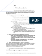 Ms. Ali and Ms. Elpenord: Preliminary Discussion Questions