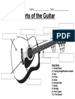 Parts of The Guitar Blank