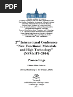 2nd International Conference  “New Functional Materials  and High Technology” ( (N NF FM Ma aH HT T– –2 20 01 14 4) )   P Pr ro oc ce ee ed di in ng gs s   Editor: Mitar Lutovac   (Tivat, Montenegro, 21–23 June, 2014) 