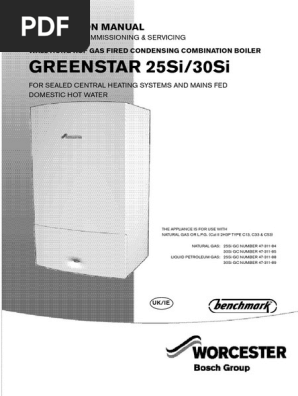 Greenstar 25 30 Si Mk2 Installation And Servicing Instructions Water Heating Valve