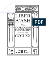 LIBER A’ASH VEL CAPRICORNI PNEUMATICI (Liber CCCLXX)