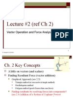 2-Vector Operation and Force Analysis