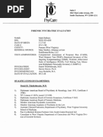 Forensic Psychiatric Mental Evaluation - Mark Vance Halburn 07c-198 
