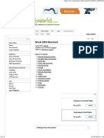 200+ Keyboard Shortcuts For Word 2010