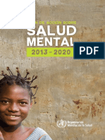 Plan de Salud Mental de la Organización Mundial de la Salud