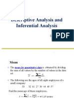 Lecture 7.descriptive and Inferential Statistics