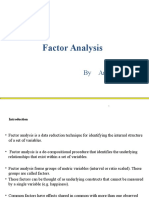 Lecture 11 Factor Analysis