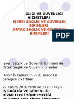 10 - İş Sağlığı Ve Güvenliği Hizmetleri (4857)