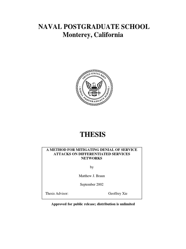 Denial Of Service Thesis✏️ / Writing company