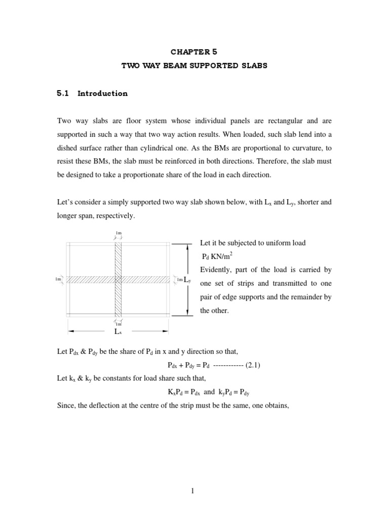 Chaptr 5 - Two-Way Slabs | PDF | Applied And Interdisciplinary Physics ...