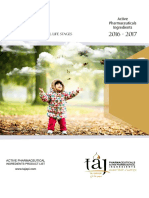 Taj Pharma Brochure API 2017