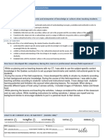 Professional Competency Self Evaluation Sheets 0 1