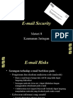 Materi 8 Keamanan JaringanE Mail Security