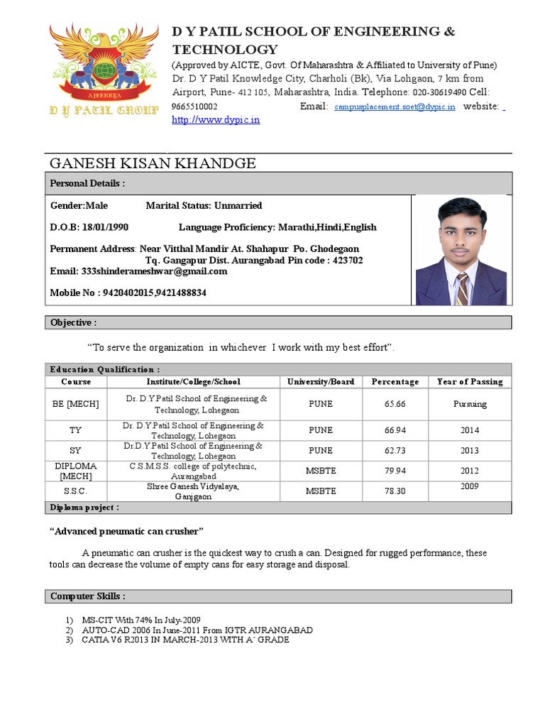 Ram Resume | PDF | Engineering | Science