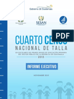 Informe Ejecutivo CensoNacional 2015