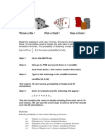 Probability: Graphic Calculator