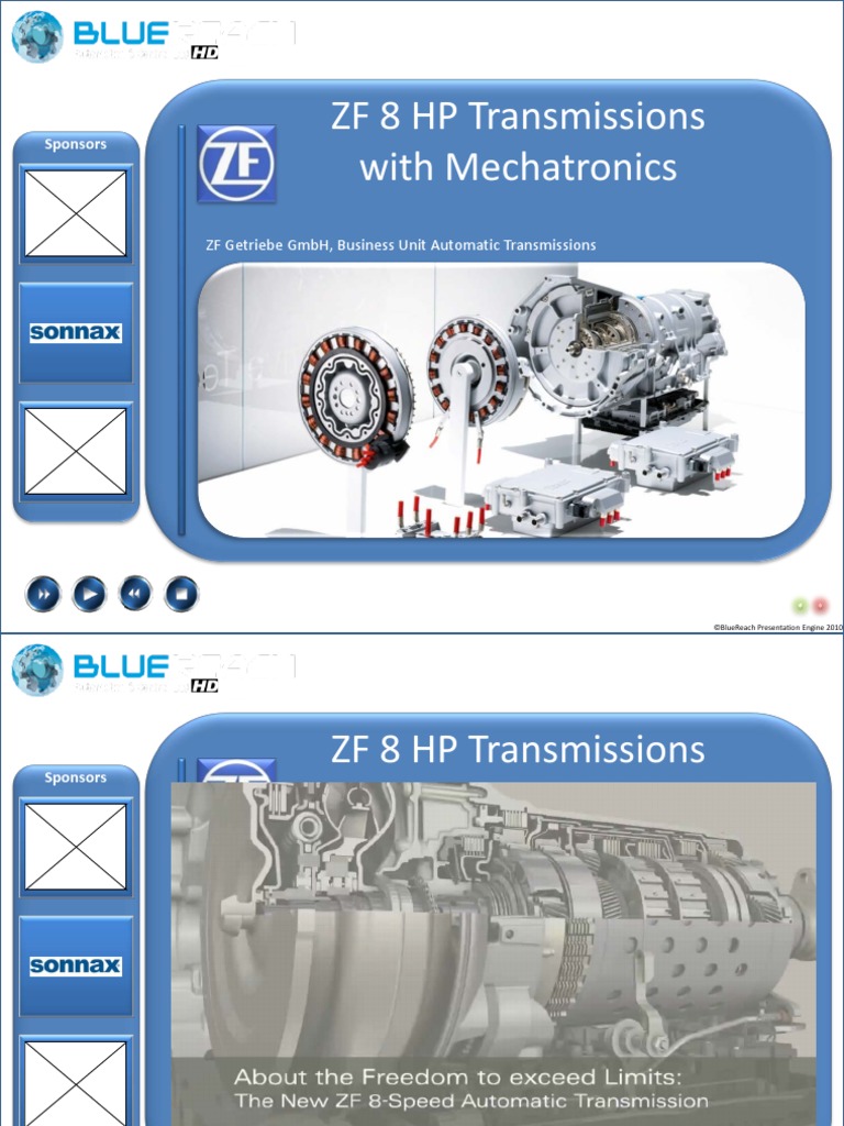 ZF 8 HP Transmissions Eng Hybrid Vehicle Engines