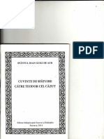 SF - Ioan Guoră de Aur-Cuvânt de Sfătuire Pentru Teodor Cel Căzut PDF