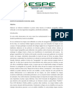 Informe Instituto Geografico Militar